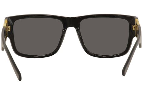 versace ve 4369 gb1/87|Versace Grey Rectangular Men's Sunglasses VE4369 GB1/87 58.